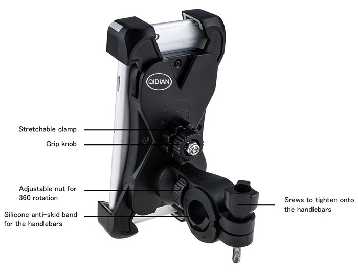 Qidian Claw Universal Bicycle Handlebar Mount 