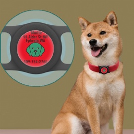 Personalized Pet ID Card AirTags Protective Case
