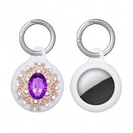 Anti-lost Keychain Diamond AirTags Protective Cover Case