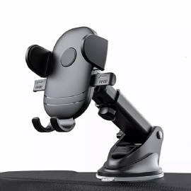 Multifunctional Car Dashboard Phone Holder with One-Touch Design